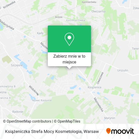 Mapa Książeniczka Strefa Mocy Kosmetologia