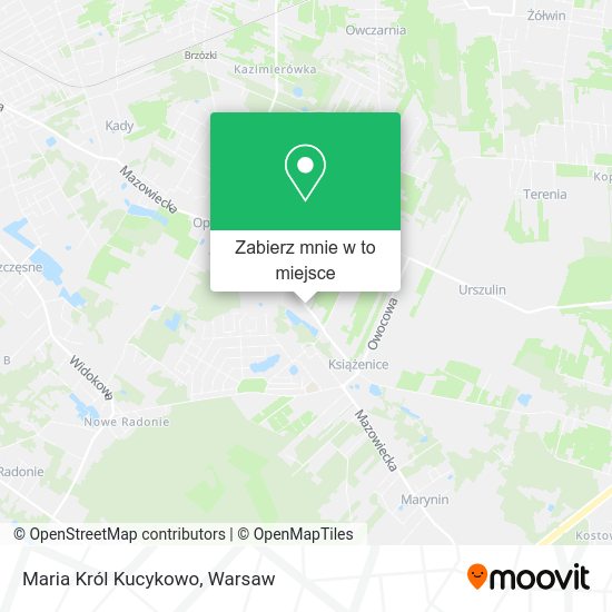 Mapa Maria Król Kucykowo