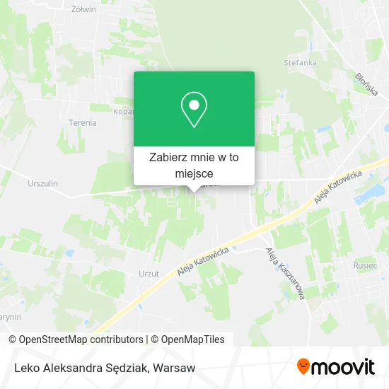 Mapa Leko Aleksandra Sędziak