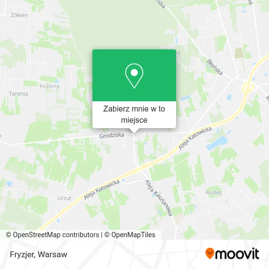 Mapa Fryzjer