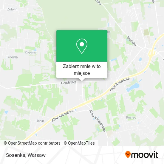 Mapa Sosenka