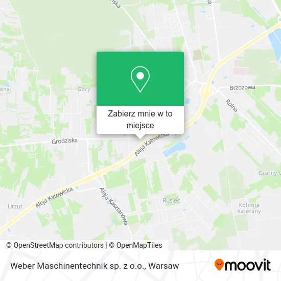 Mapa Weber Maschinentechnik sp. z o.o.