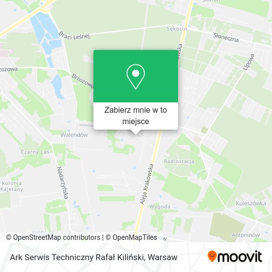 Mapa Ark Serwis Techniczny Rafał Kiliński