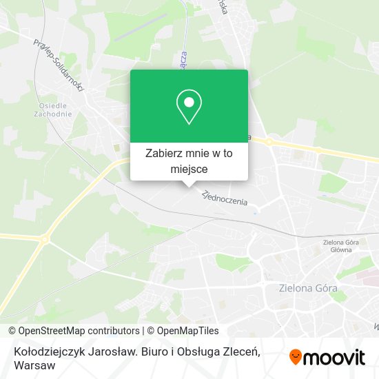 Mapa Kołodziejczyk Jarosław. Biuro i Obsługa Zleceń