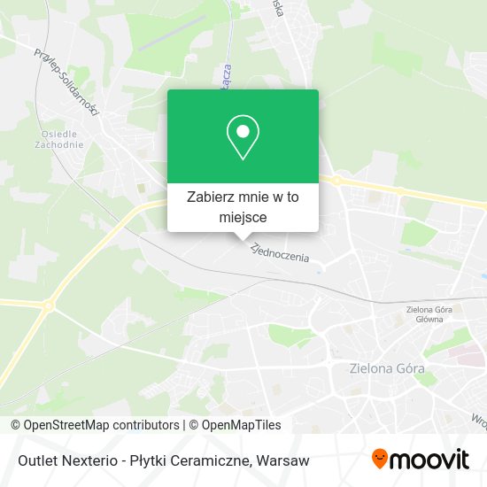 Mapa Outlet Nexterio - Płytki Ceramiczne