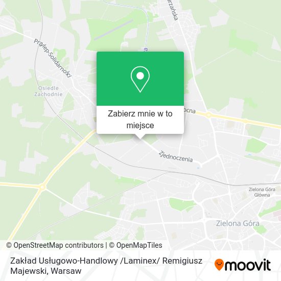 Mapa Zakład Usługowo-Handlowy /Laminex/ Remigiusz Majewski