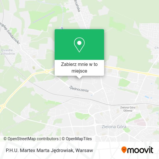 Mapa P.H.U. Martex Marta Jędrowiak