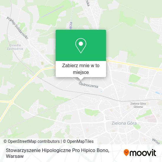 Mapa Stowarzyszenie Hipologiczne Pro Hipico Bono