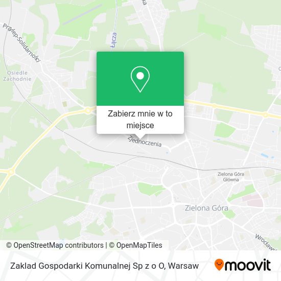 Mapa Zaklad Gospodarki Komunalnej Sp z o O