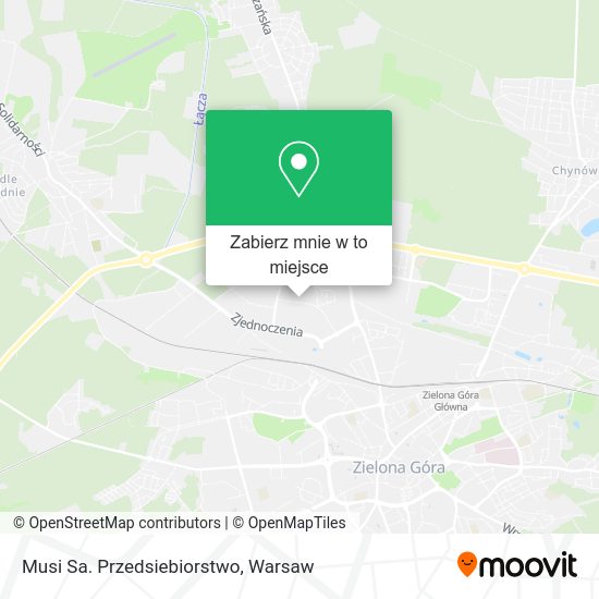 Mapa Musi Sa. Przedsiebiorstwo