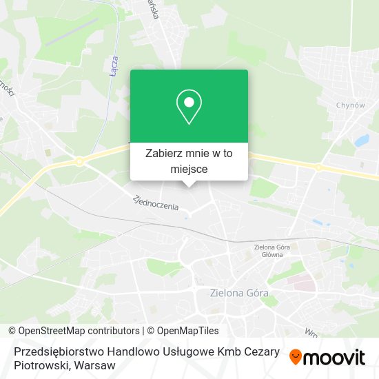 Mapa Przedsiębiorstwo Handlowo Usługowe Kmb Cezary Piotrowski