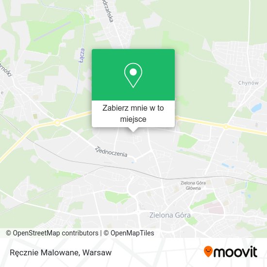 Mapa Ręcznie Malowane