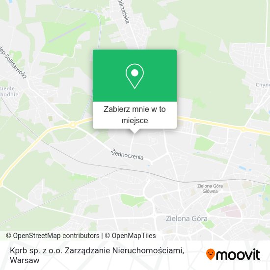 Mapa Kprb sp. z o.o. Zarządzanie Nieruchomościami