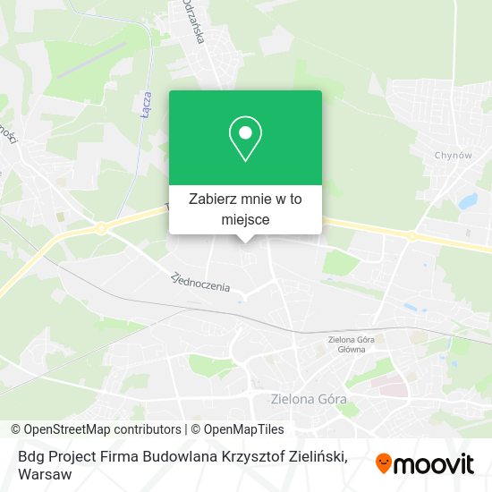 Mapa Bdg Project Firma Budowlana Krzysztof Zieliński