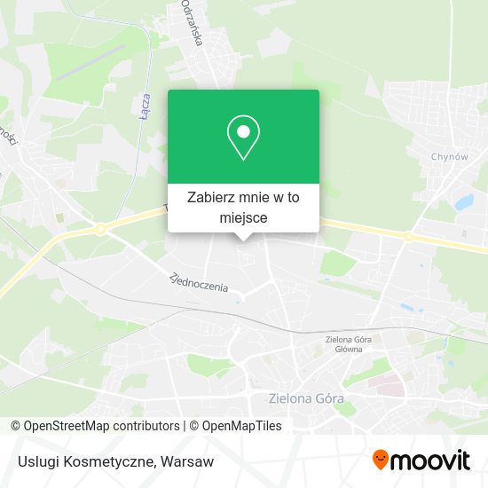 Mapa Uslugi Kosmetyczne