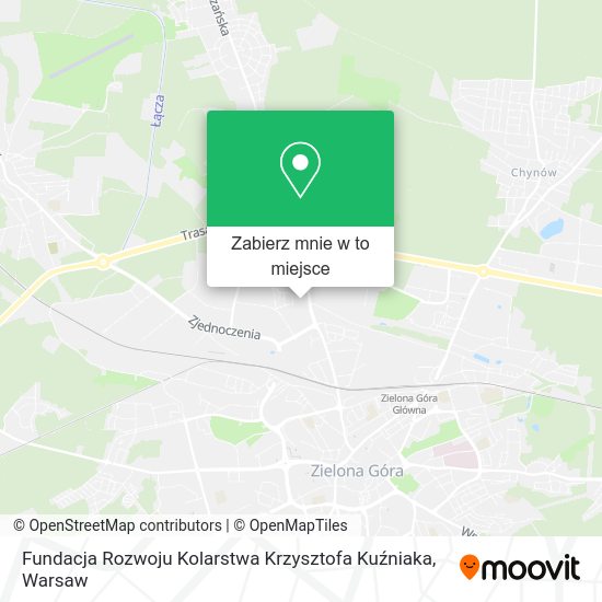 Mapa Fundacja Rozwoju Kolarstwa Krzysztofa Kuźniaka