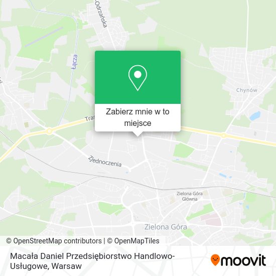 Mapa Macała Daniel Przedsiębiorstwo Handlowo-Usługowe