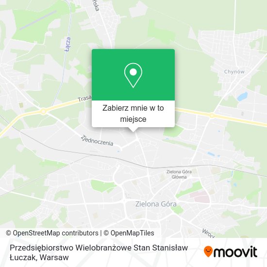 Mapa Przedsiębiorstwo Wielobranżowe Stan Stanisław Łuczak