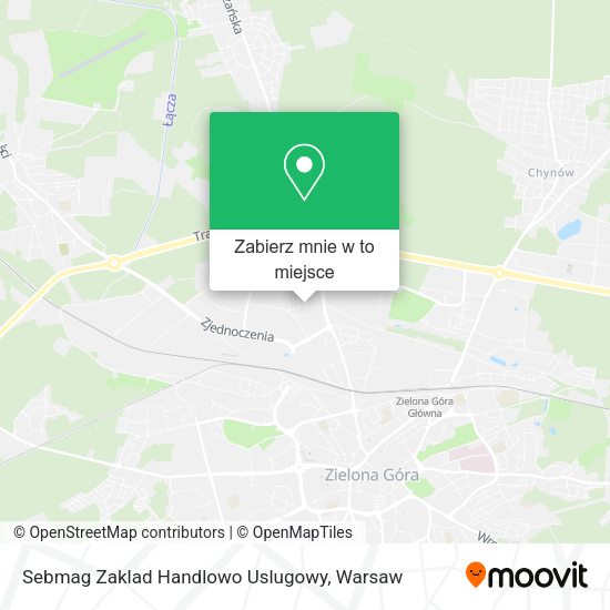 Mapa Sebmag Zaklad Handlowo Uslugowy