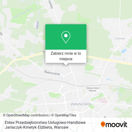 Mapa Eldex Przedsiębiorstwo Usługowo-Handlowe Jarlaczyk-Kmetyk Elżbieta