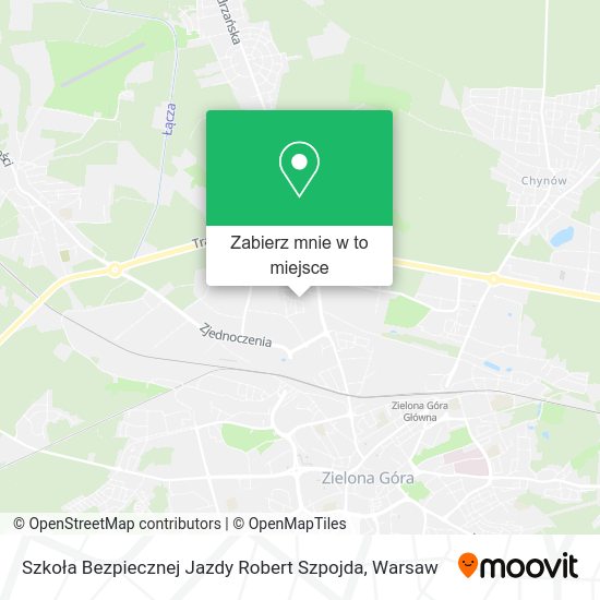 Mapa Szkoła Bezpiecznej Jazdy Robert Szpojda