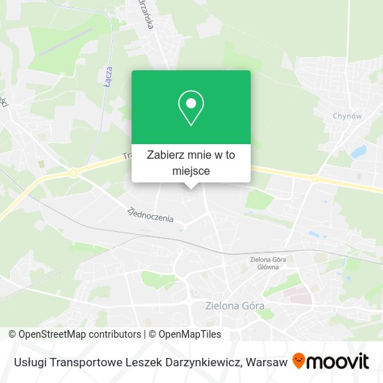 Mapa Usługi Transportowe Leszek Darzynkiewicz