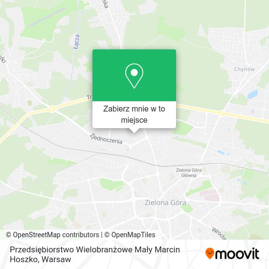 Mapa Przedsiębiorstwo Wielobranżowe Mały Marcin Hoszko