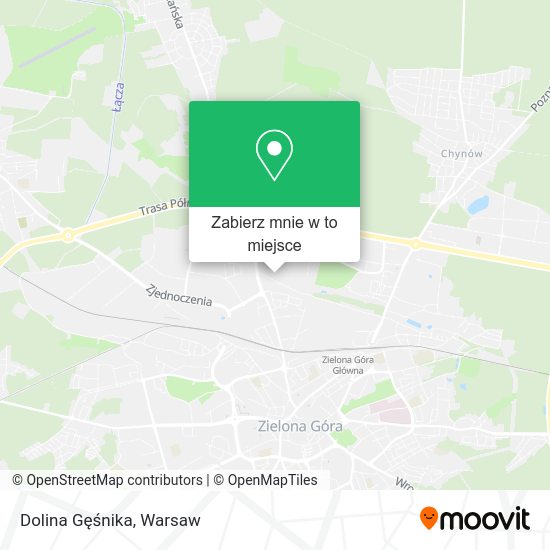 Mapa Dolina Gęśnika