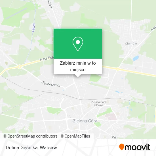 Mapa Dolina Gęśnika