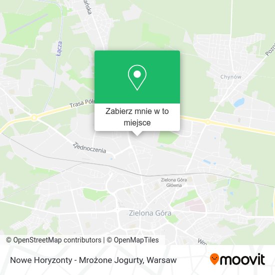 Mapa Nowe Horyzonty - Mrożone Jogurty