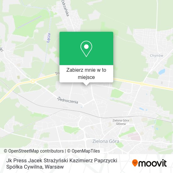 Mapa Jk Press Jacek Strażyński Kazimierz Paprzycki Spółka Cywilna