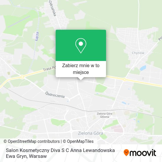 Mapa Salon Kosmetyczny Diva S C Anna Lewandowska Ewa Gryn