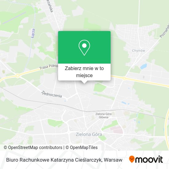 Mapa Biuro Rachunkowe Katarzyna Cieślarczyk