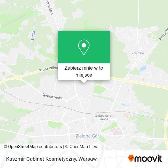 Mapa Kaszmir Gabinet Kosmetyczny