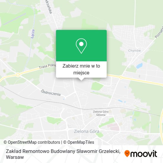 Mapa Zakład Remontowo Budowlany Sławomir Grzelecki