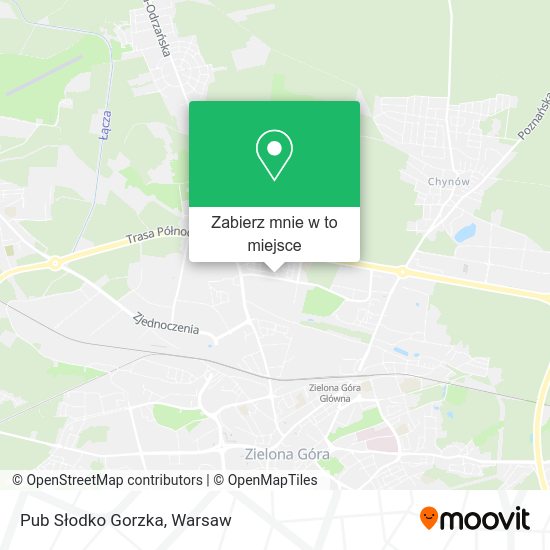 Mapa Pub Słodko Gorzka