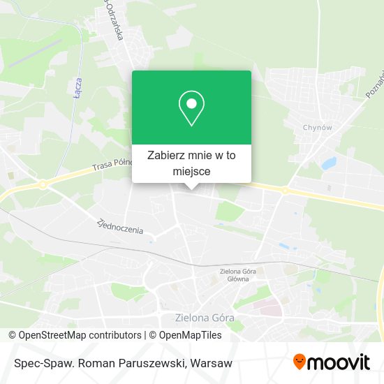 Mapa Spec-Spaw. Roman Paruszewski