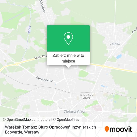 Mapa Warężak Tomasz Biuro Opracowań Inżynierskich Ecoverde