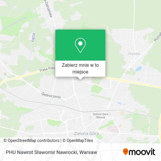 Mapa PHU Nawrot Sławomir Nawrocki