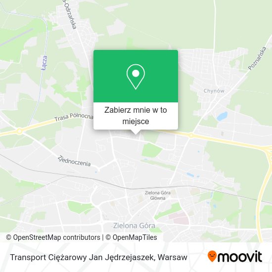 Mapa Transport Ciężarowy Jan Jędrzejaszek