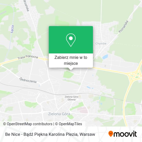 Mapa Be Nice - Bądź Piękna Karolina Plezia