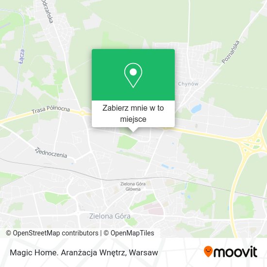 Mapa Magic Home. Aranżacja Wnętrz