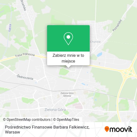 Mapa Pośrednictwo Finansowe Barbara Falkiewicz