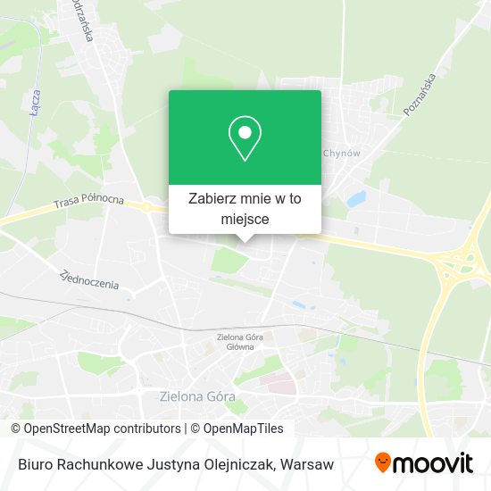 Mapa Biuro Rachunkowe Justyna Olejniczak