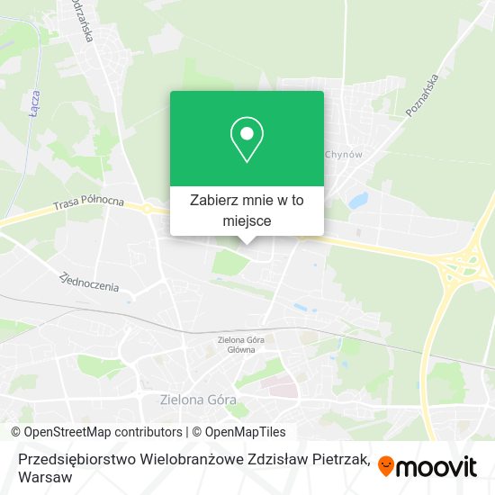 Mapa Przedsiębiorstwo Wielobranżowe Zdzisław Pietrzak