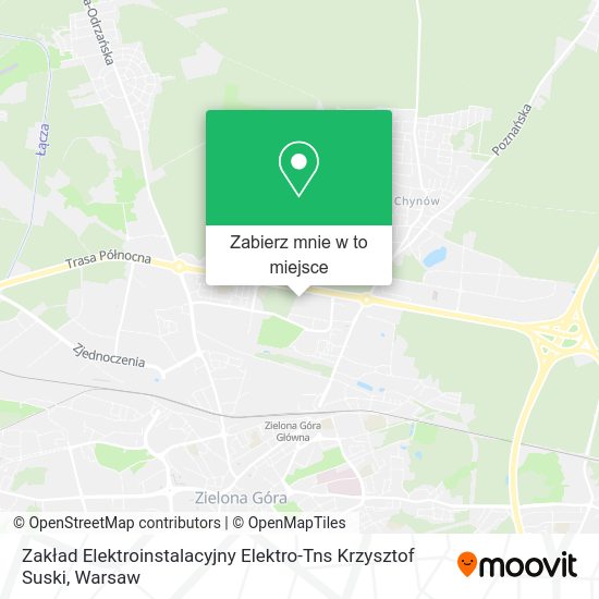 Mapa Zakład Elektroinstalacyjny Elektro-Tns Krzysztof Suski