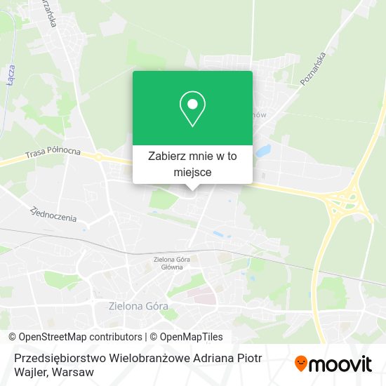 Mapa Przedsiębiorstwo Wielobranżowe Adriana Piotr Wajler