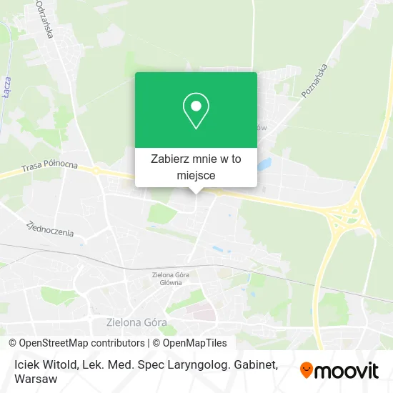 Mapa Iciek Witold, Lek. Med. Spec Laryngolog. Gabinet