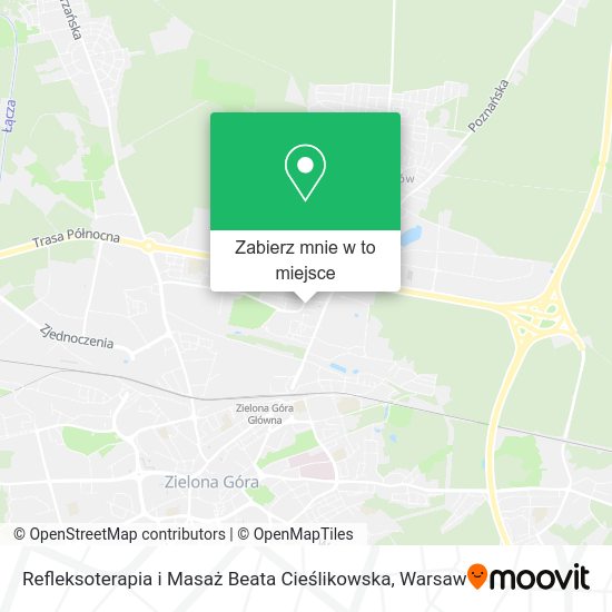 Mapa Refleksoterapia i Masaż Beata Cieślikowska