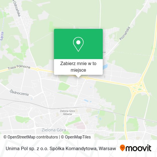 Mapa Unima Pol sp. z o.o. Spółka Komandytowa